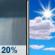 Thursday: Slight Chance Rain Showers then Mostly Sunny
